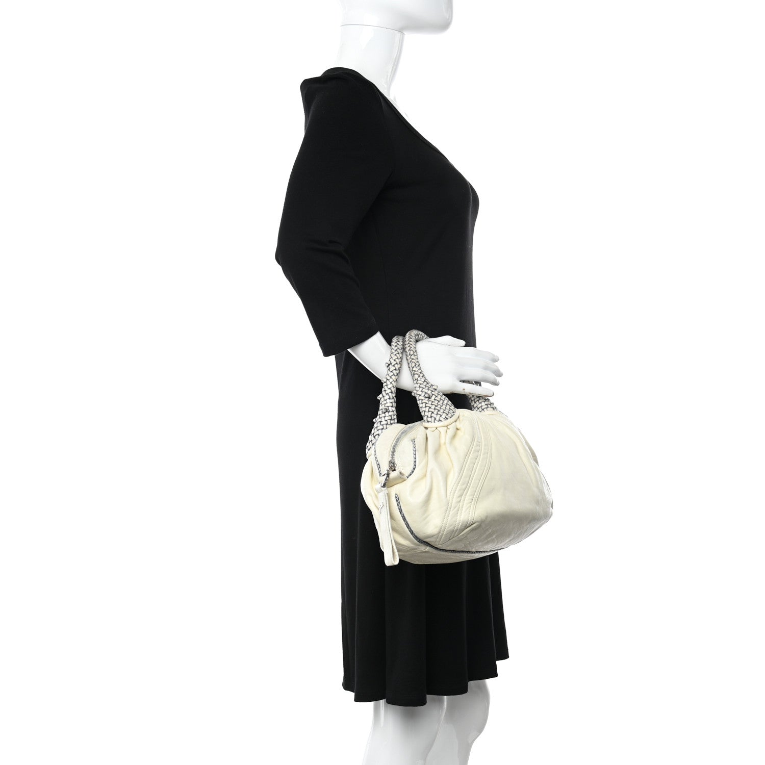 Fendi Nappa Nuvolata Spy Bowler White 2 of 11