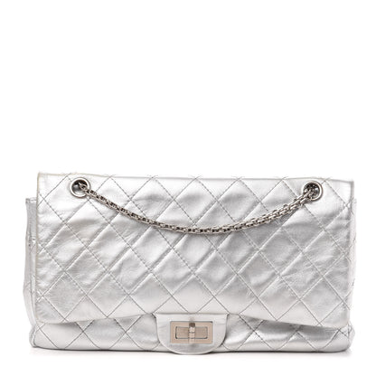Chanel Metallic Lambskin Quilted 2.55 Reissue 227 Flap Silver 1 of 11