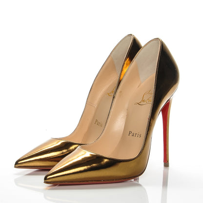 Christian Louboutin Specchio So Kate 120 Pumps 35 Bronze 3 of 6