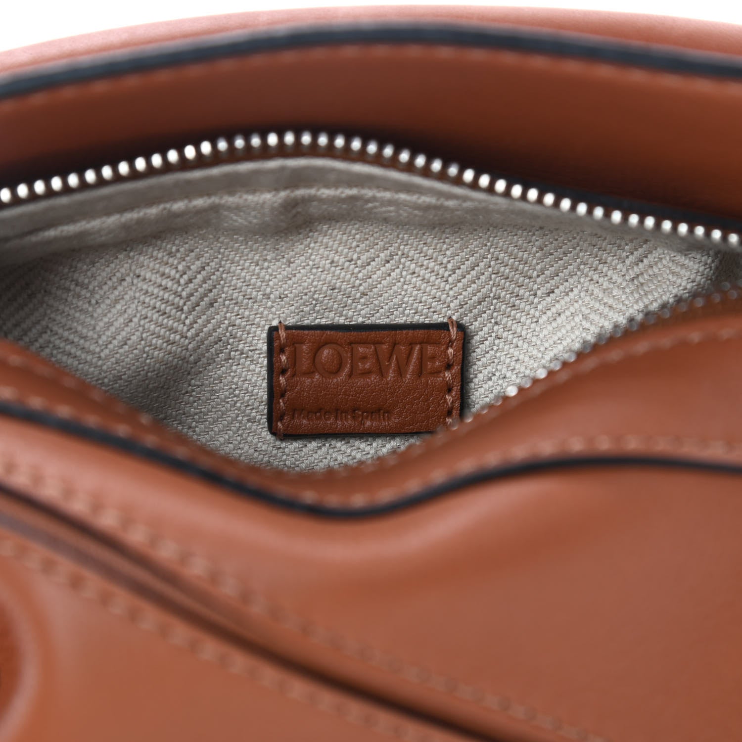 Loewe Calfskin Nano Puzzle Bag Tan 5 of 9