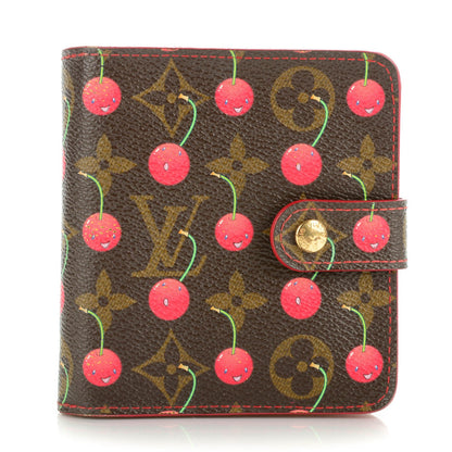 Louis Vuitton Monogram Cerises Compact Zippe Wallet 1 of 9