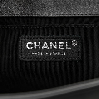 Chanel Calfskin Quilted Medium Boy Flap So Black 6 of 10