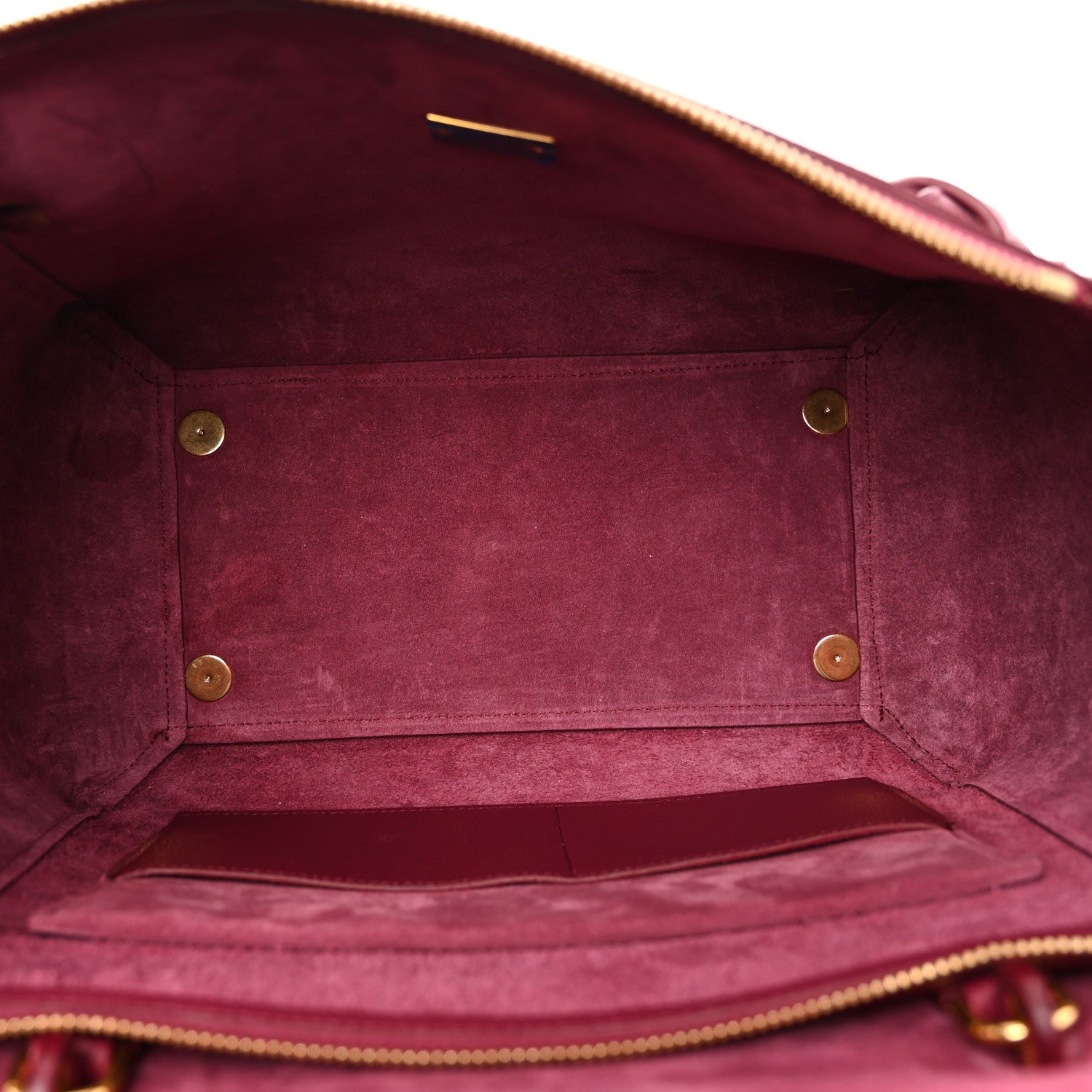 Celine Grained Calfskin Mini Belt Bag Plum 6 of 11