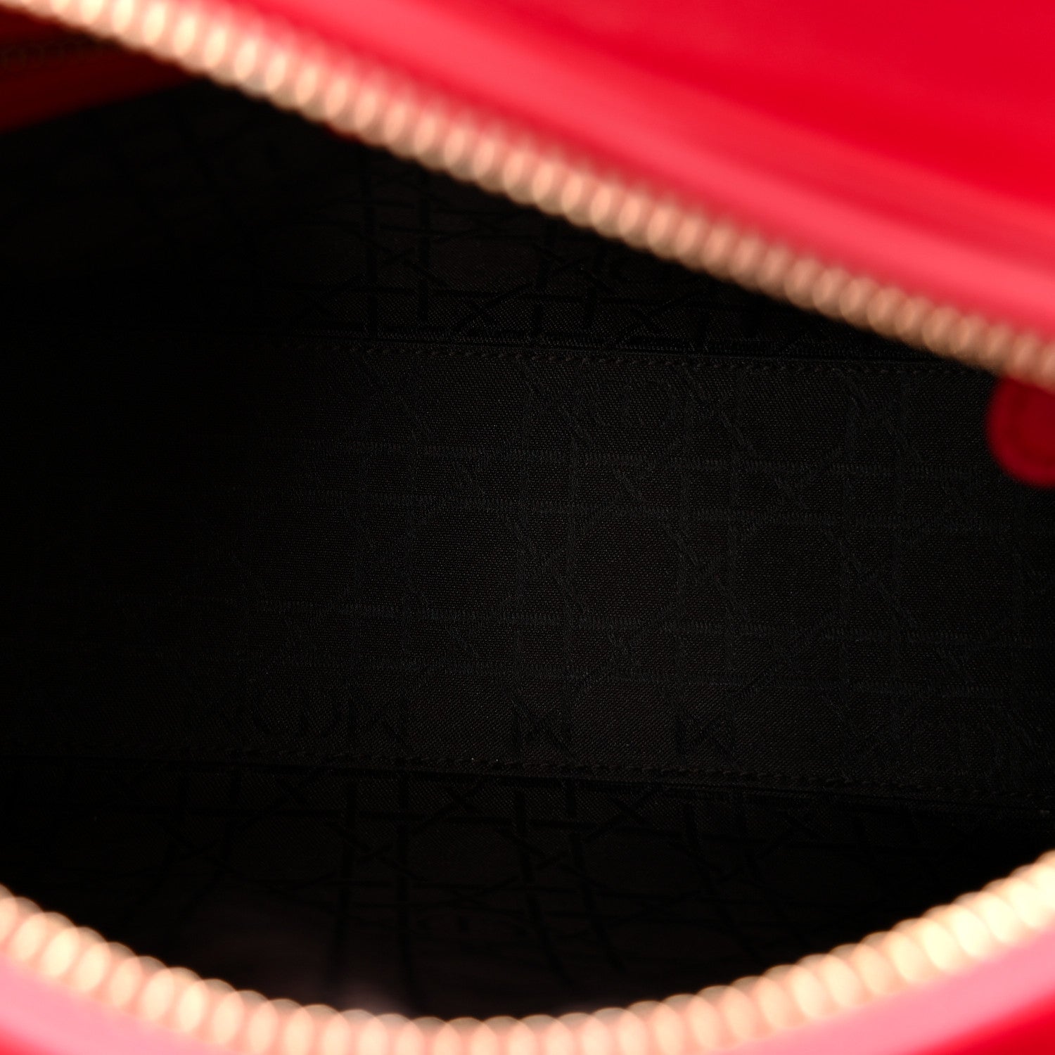 Christian Dior Lambskin Cannage Medium Lady Dior Red 5 of 10