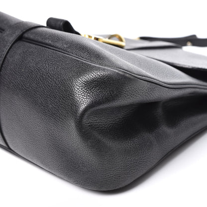 Delvaux Grained Calfskin Gin Fizz Jumping Satchel Black 6 of 9
