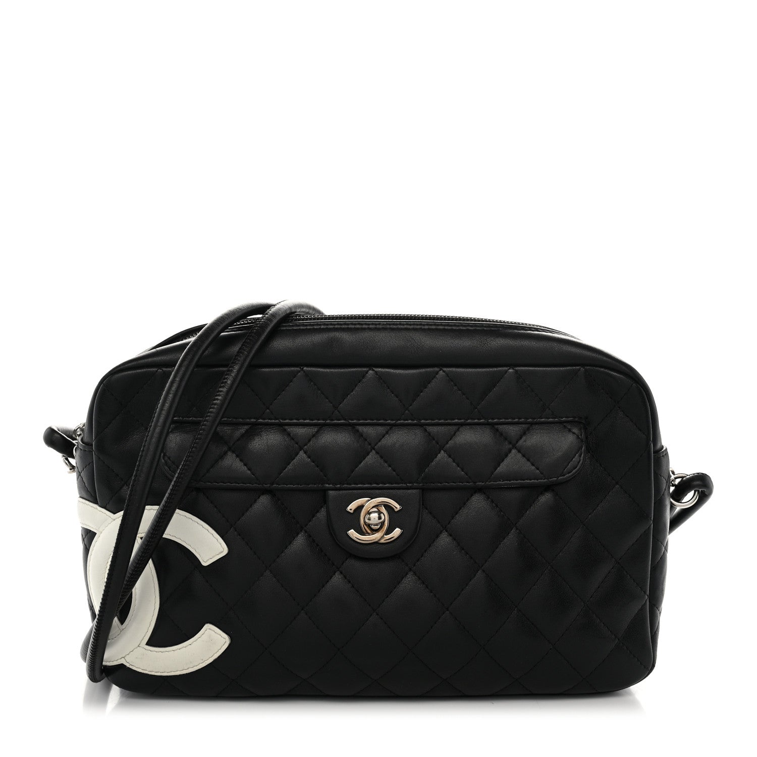 Chanel Calfskin Quilted Cambon Camera Bag Black 1 of 11