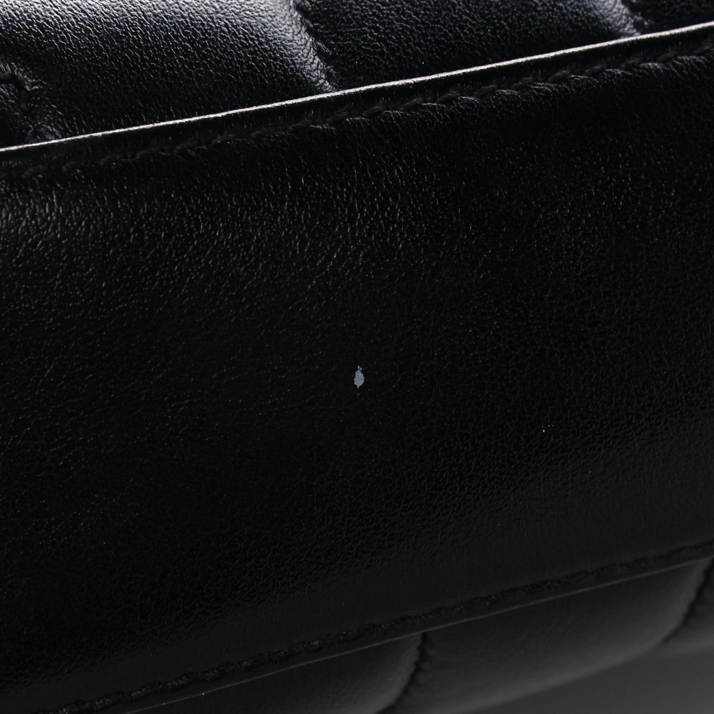 Calfskin Y Quilted Monogram Toy Loulou Crossbody Bag Black