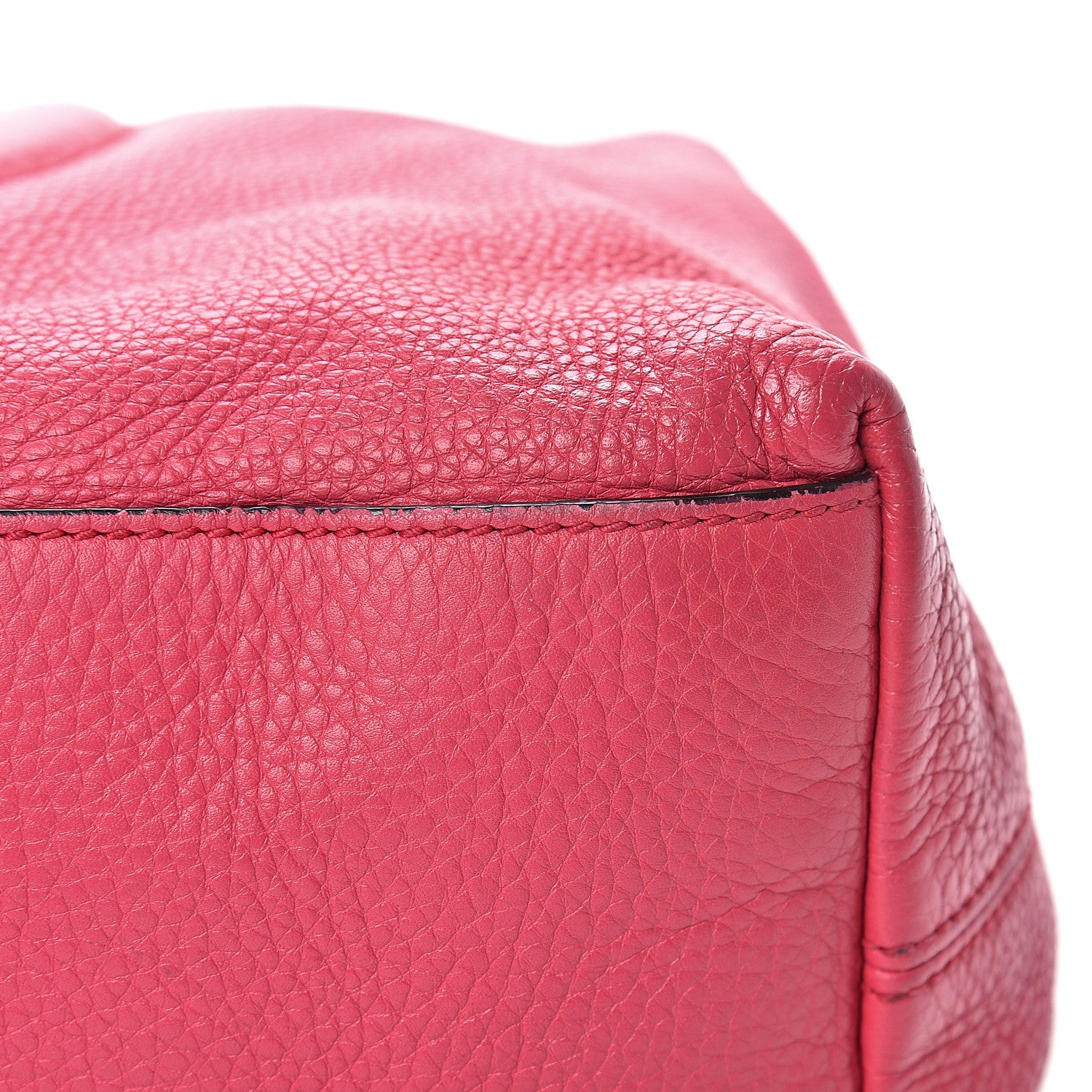 Gucci Pebbled Calfskin Medium Soho Chain Shoulder Bag Pink 12 of 23