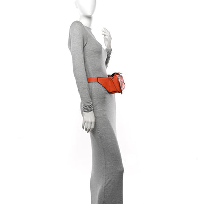 Loewe Calfskin Mini Puzzle Bumbag Orange 2 of 10