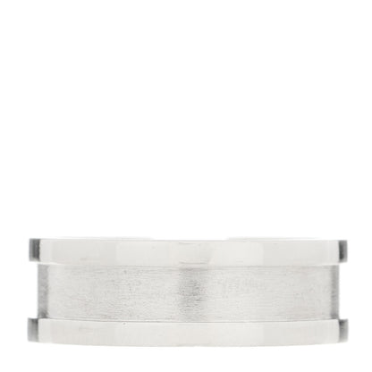 Cartier 18K White Gold Diamond 6.5mm Logo De Cartier Ring 52 6 3 of 7