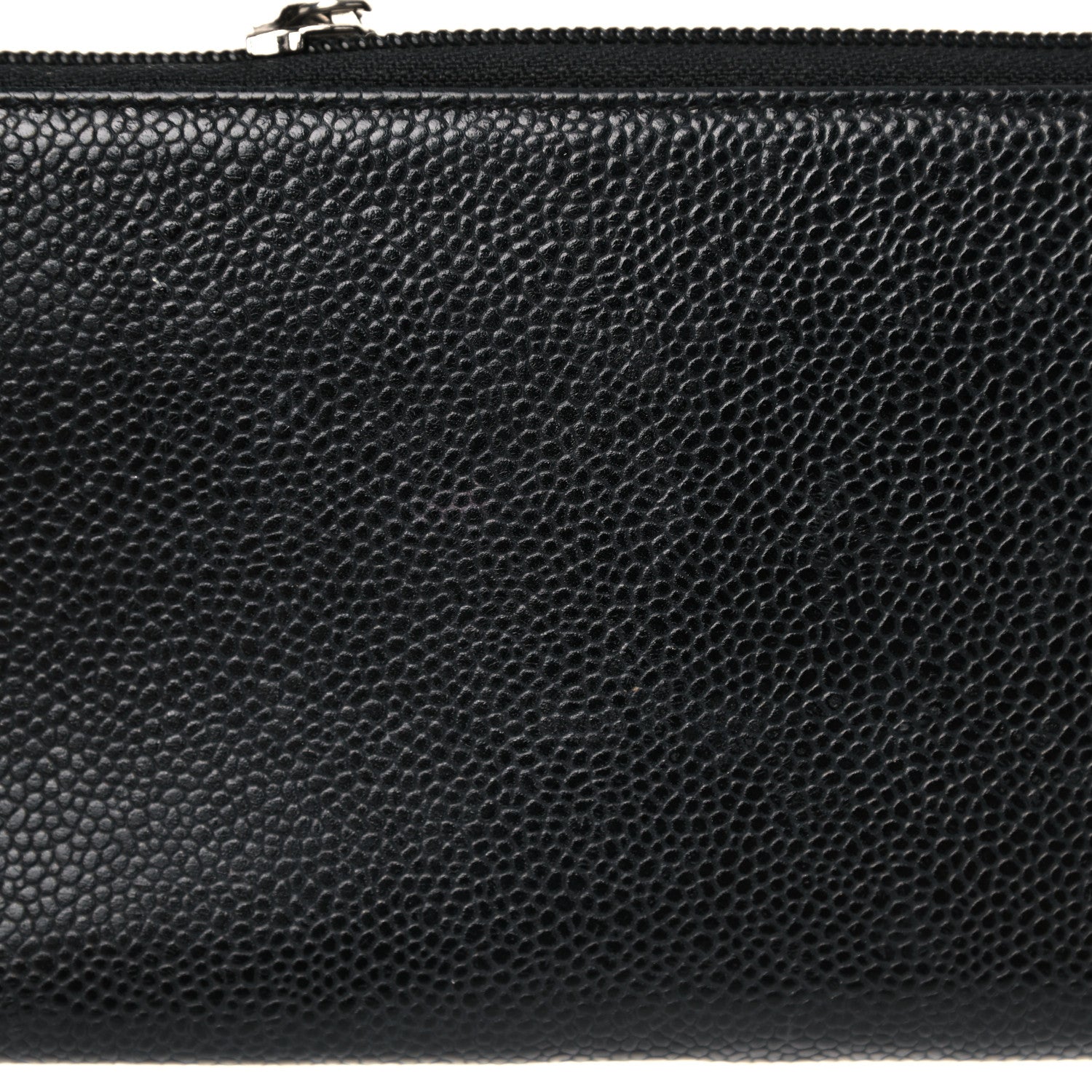 Chanel Caviar Large Timeless CC Zip Around Wallet Black 15 of 15