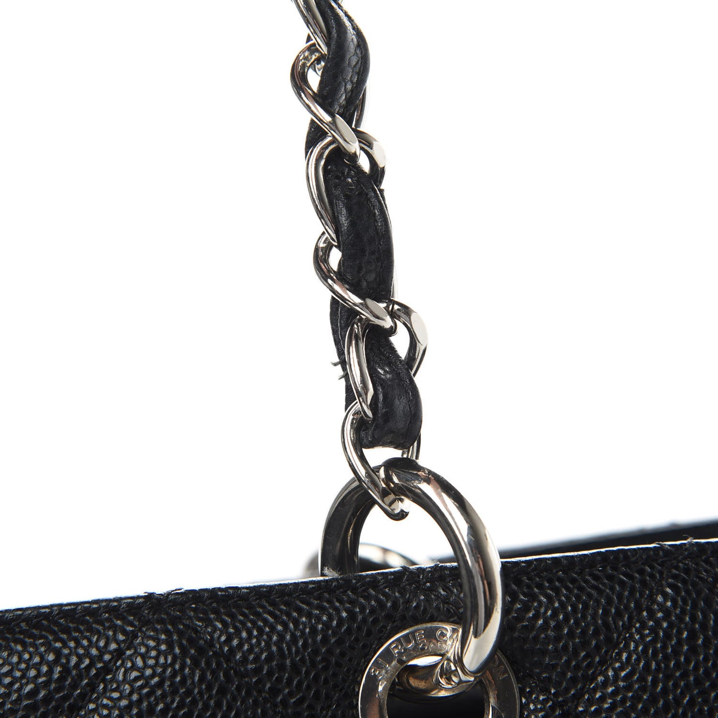 Caviar Quilted XL Grand Shopping Tote GST Black
