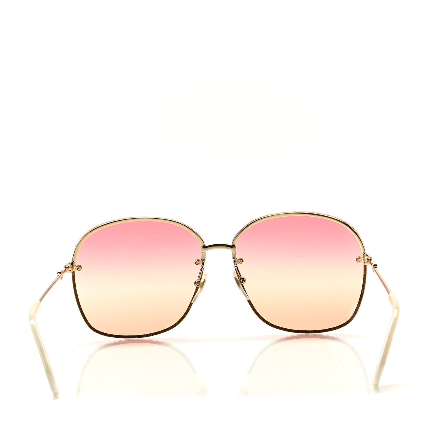 Square Frame Sunglasses GG0228S Pink