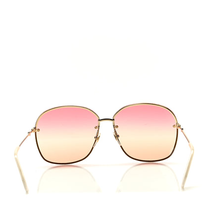 Gucci Square Frame Sunglasses GG0228S Pink 4 of 6