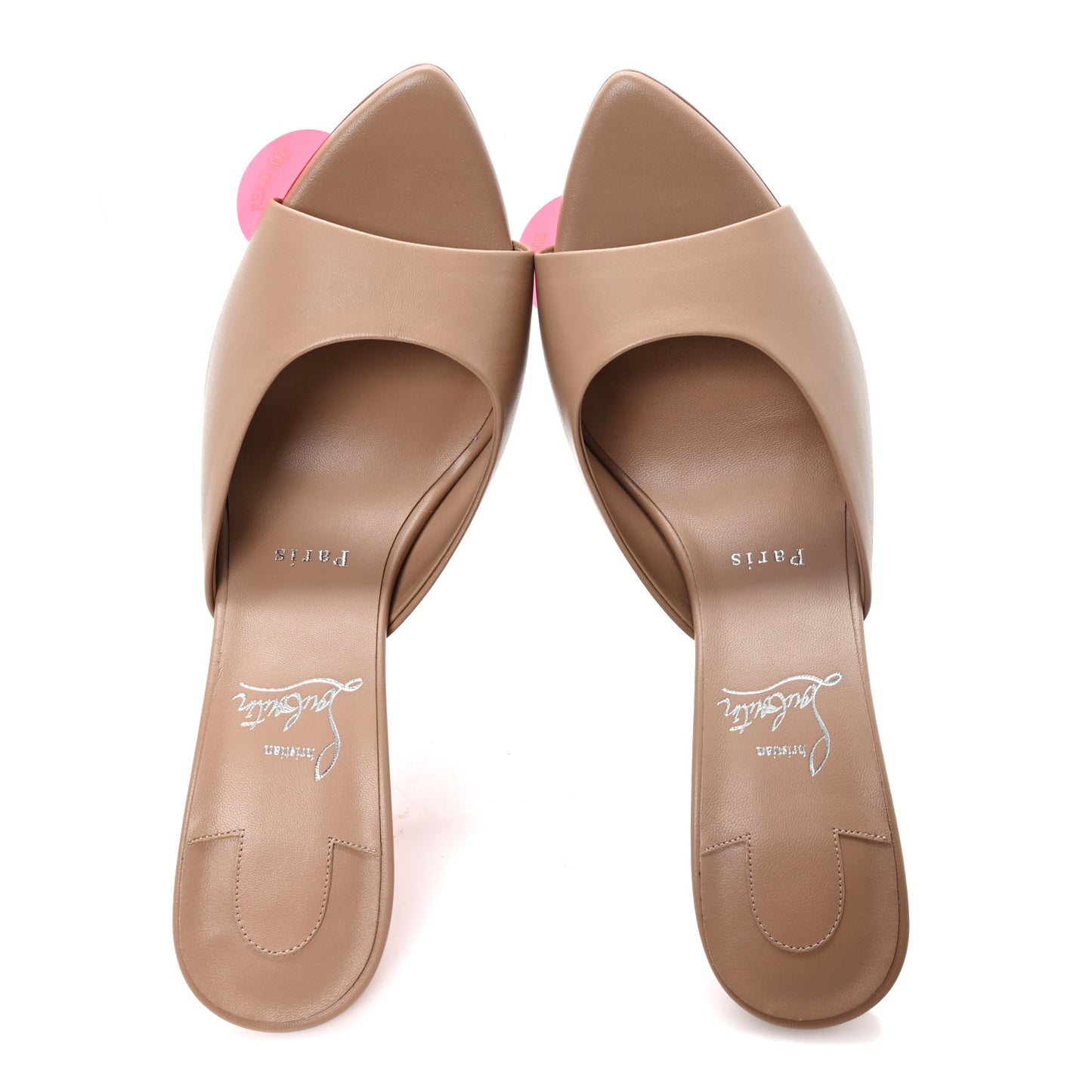 Nappa Miss Z 100 Mules 39.5 Blush