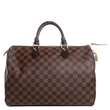 Louis Vuitton Damier Ebene Speedy 35 1 of 7