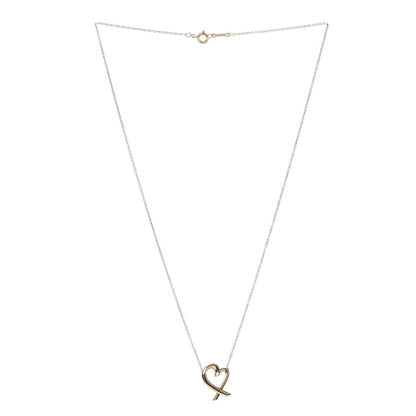 Tiffany 18K Yellow Gold Paloma Picasso Loving Heart Necklace 3 of 8