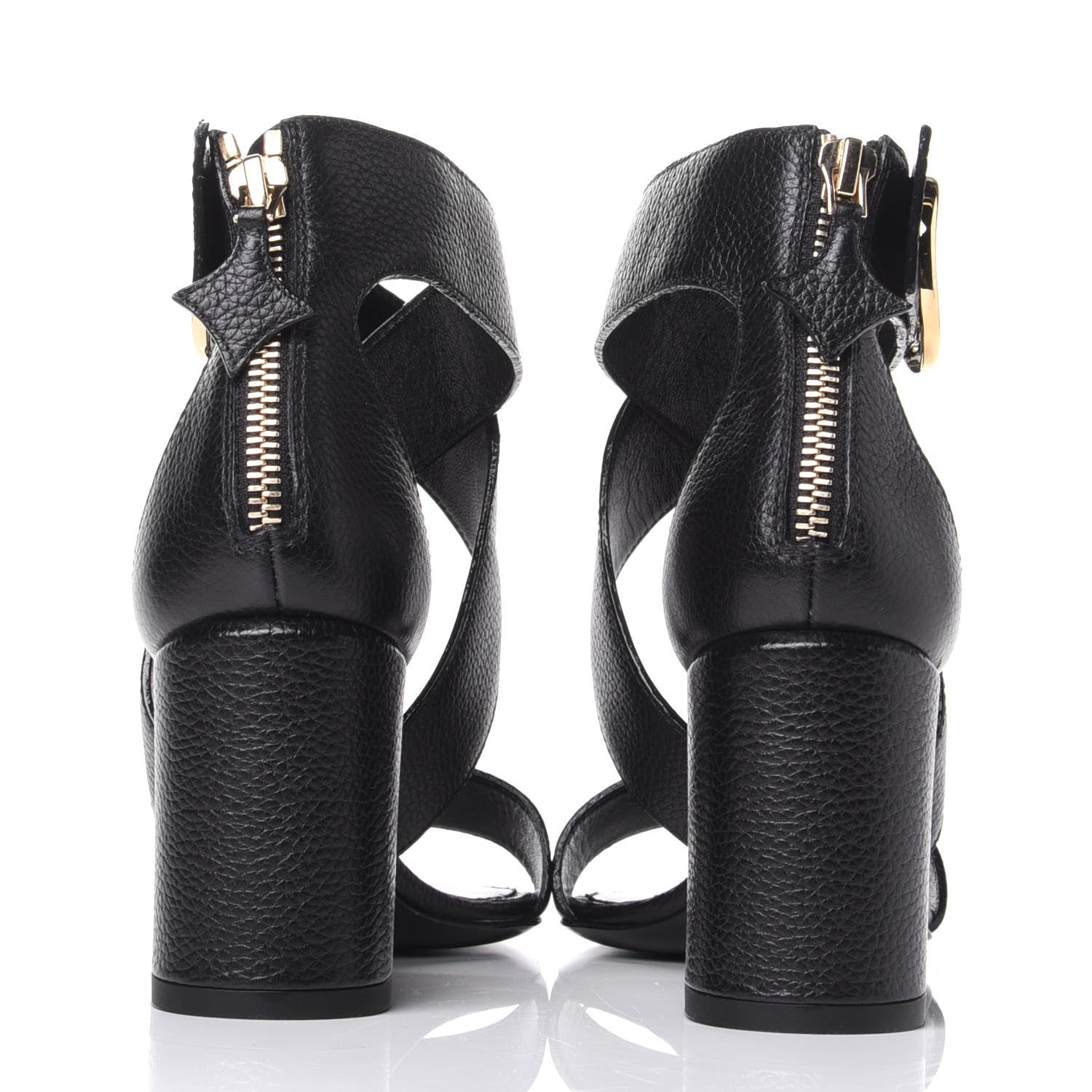 Louis Vuitton Calfskin Horizon Sandals 35 Black 6 of 11