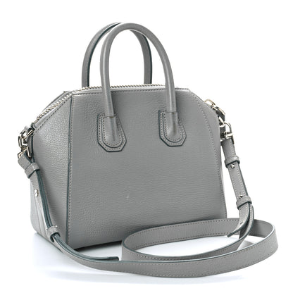 Givenchy Sugar Goatskin Mini Antigona Pearl Grey 2 of 10