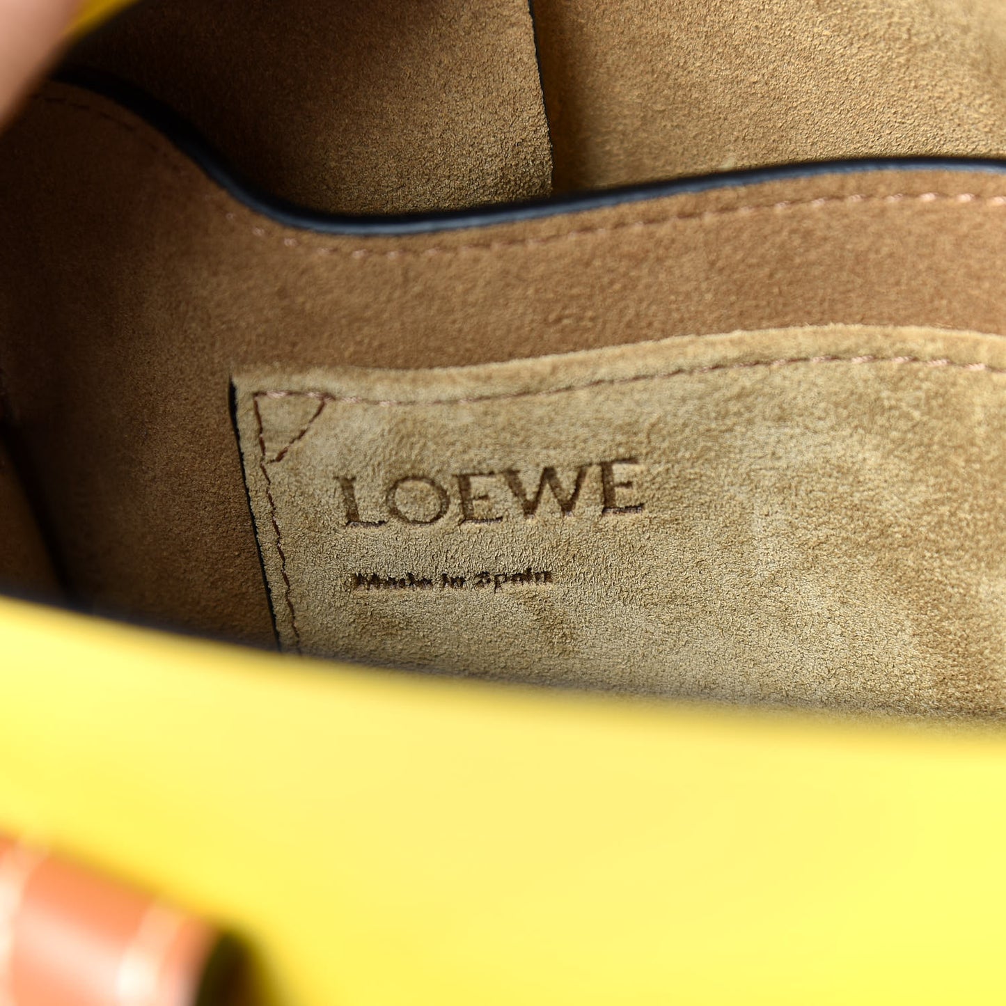 Calfskin Small Gate Crossbody Bag Mocca Yellow Pecan