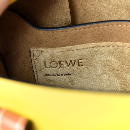 Loewe Calfskin Small Gate Crossbody Bag Mocca Yellow Pecan 6 of 9