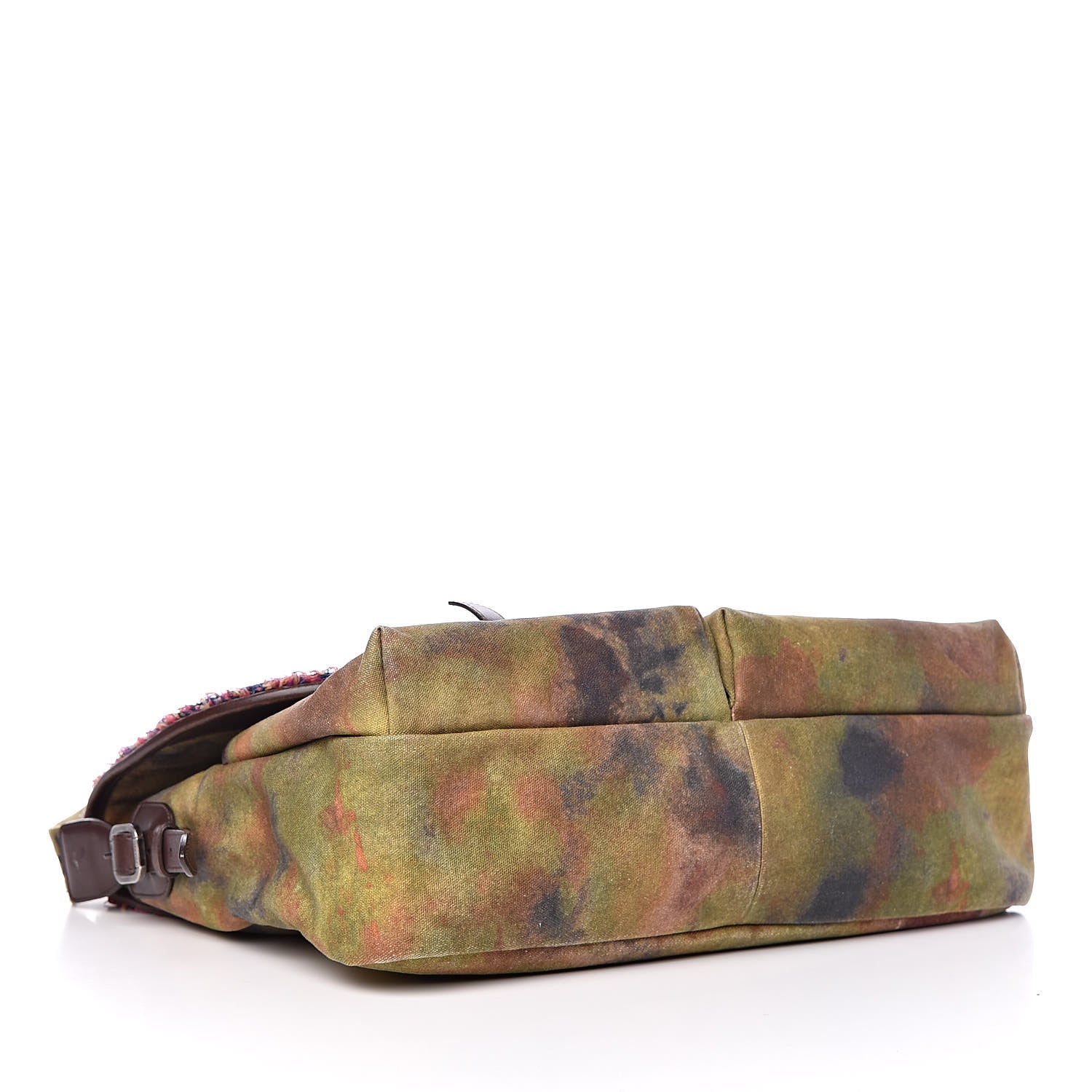 Chanel Washed Toile Large Graffiti On The Pavements Messenger Khaki Multicolor 4 of 15