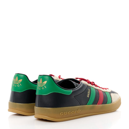 Gucci X ADIDAS Suede Madeira Demetra Mens Gazelle Sneakers 12.5 Oatmeal Black New Shamarock Hibiscus Red 4 of 9
