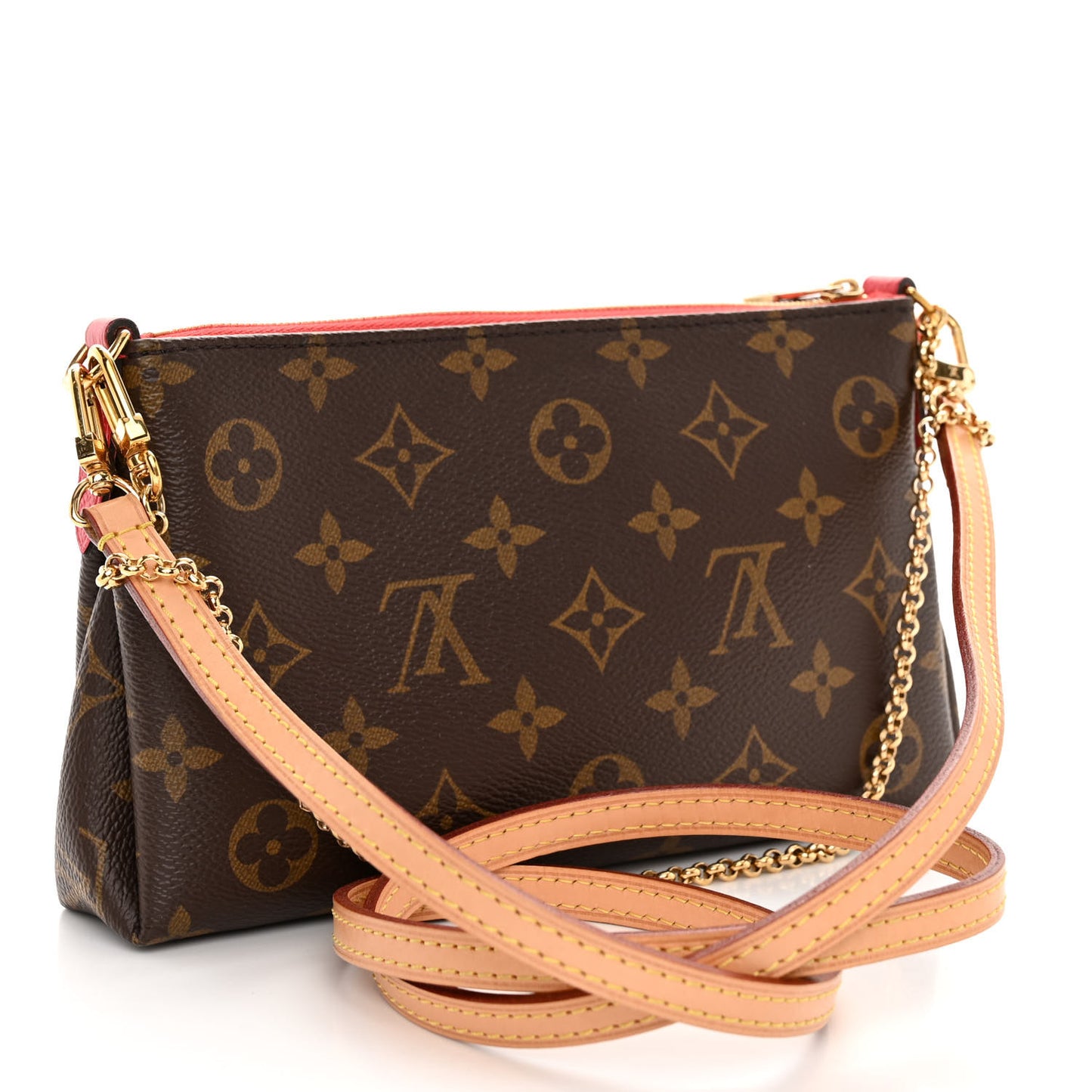 Monogram Pallas Clutch Cherry