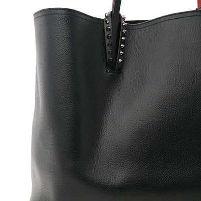 Christian Louboutin Calfskin Spikes East West Cabata Tote Black 13 of 15