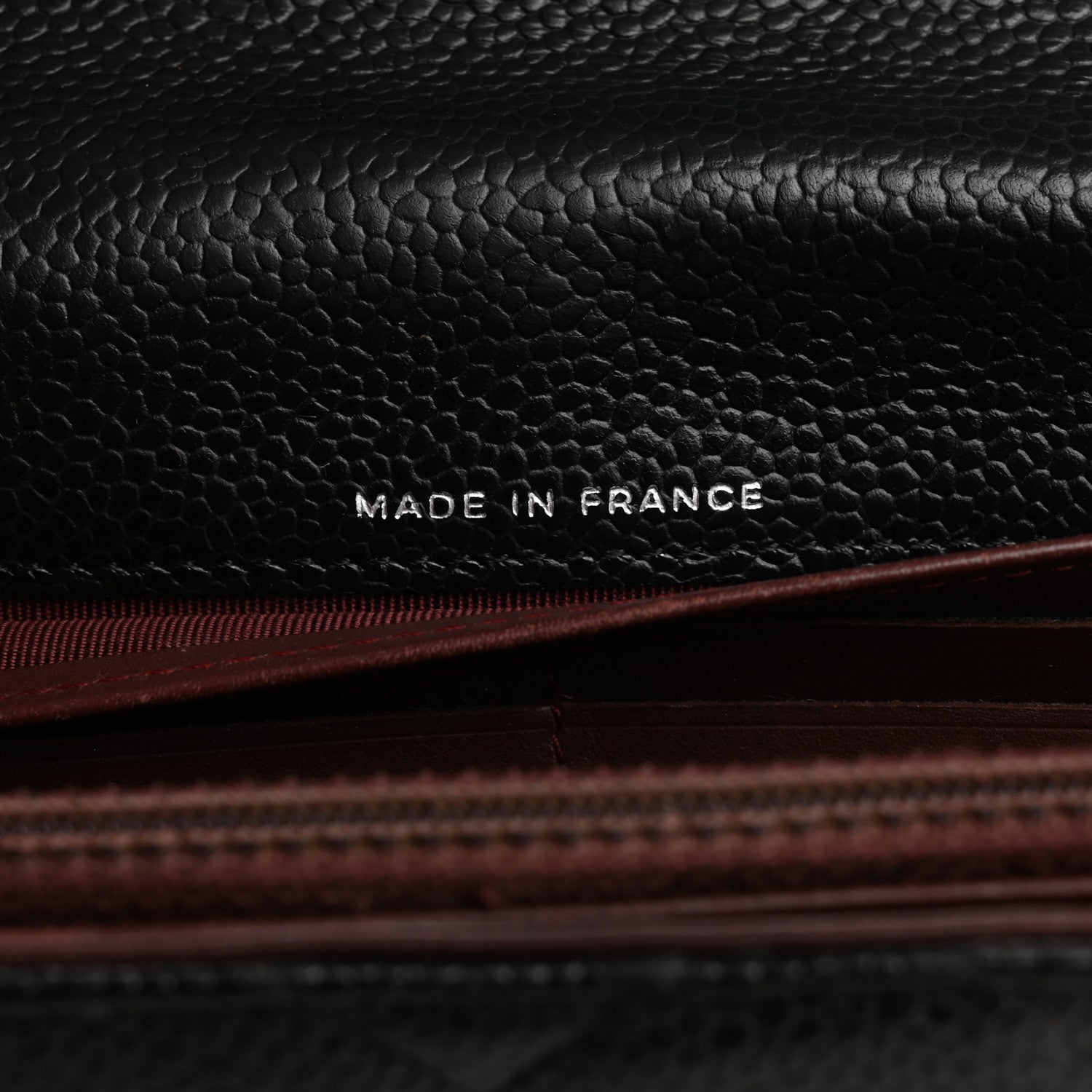 Chanel Caviar Quilted Large Gusset Flap Wallet Black 7 of 12