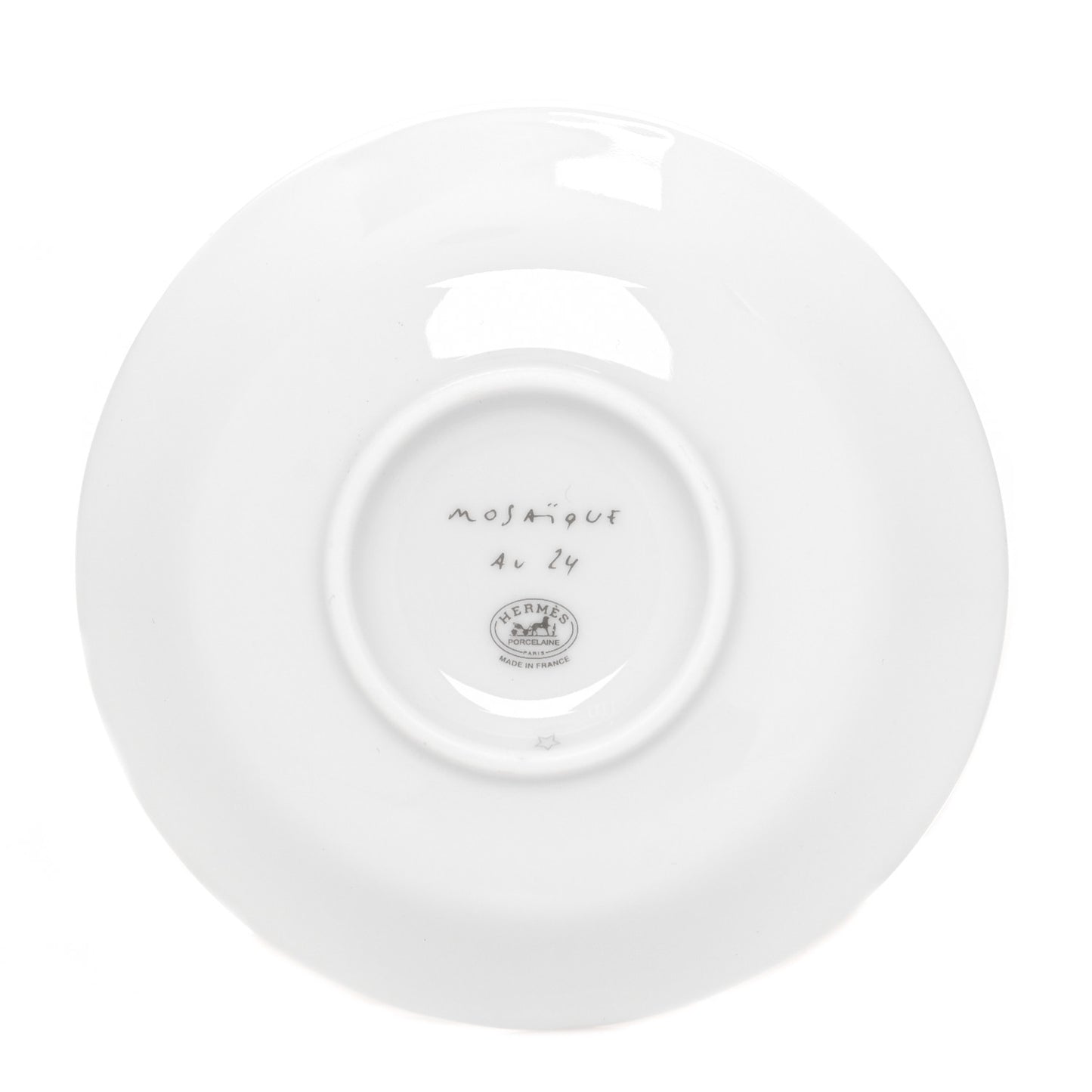 Porcelain Mosaique au 24 Soy Dish Platine