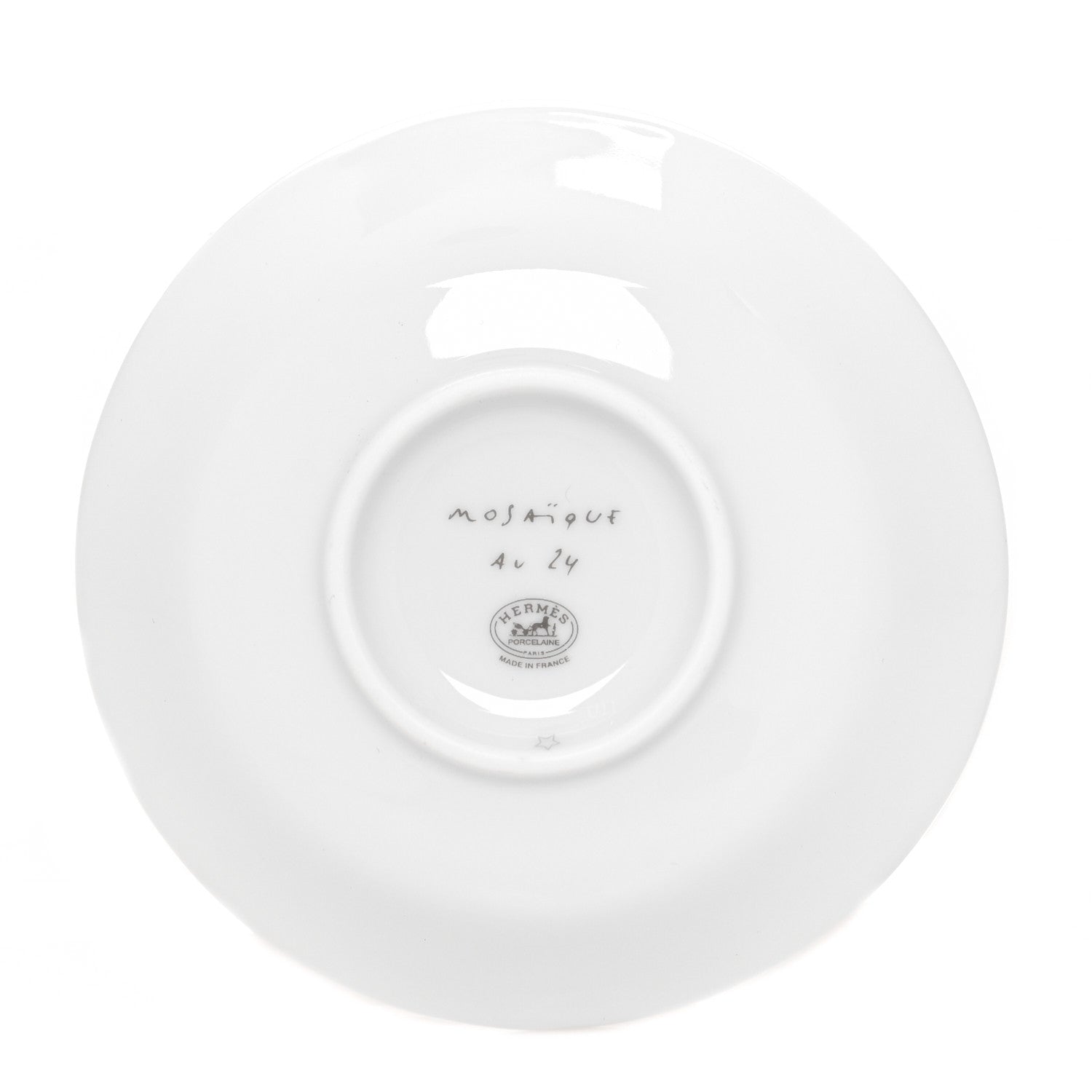Hermes Porcelain Mosaique au 24 Soy Dish Platine 3 of 7