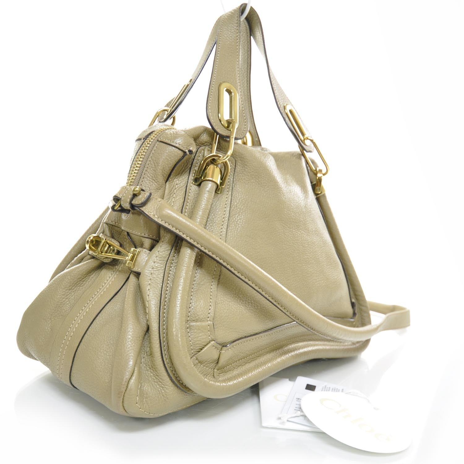 Chloe Calfskin Medium Paraty Mastic 2 of 12