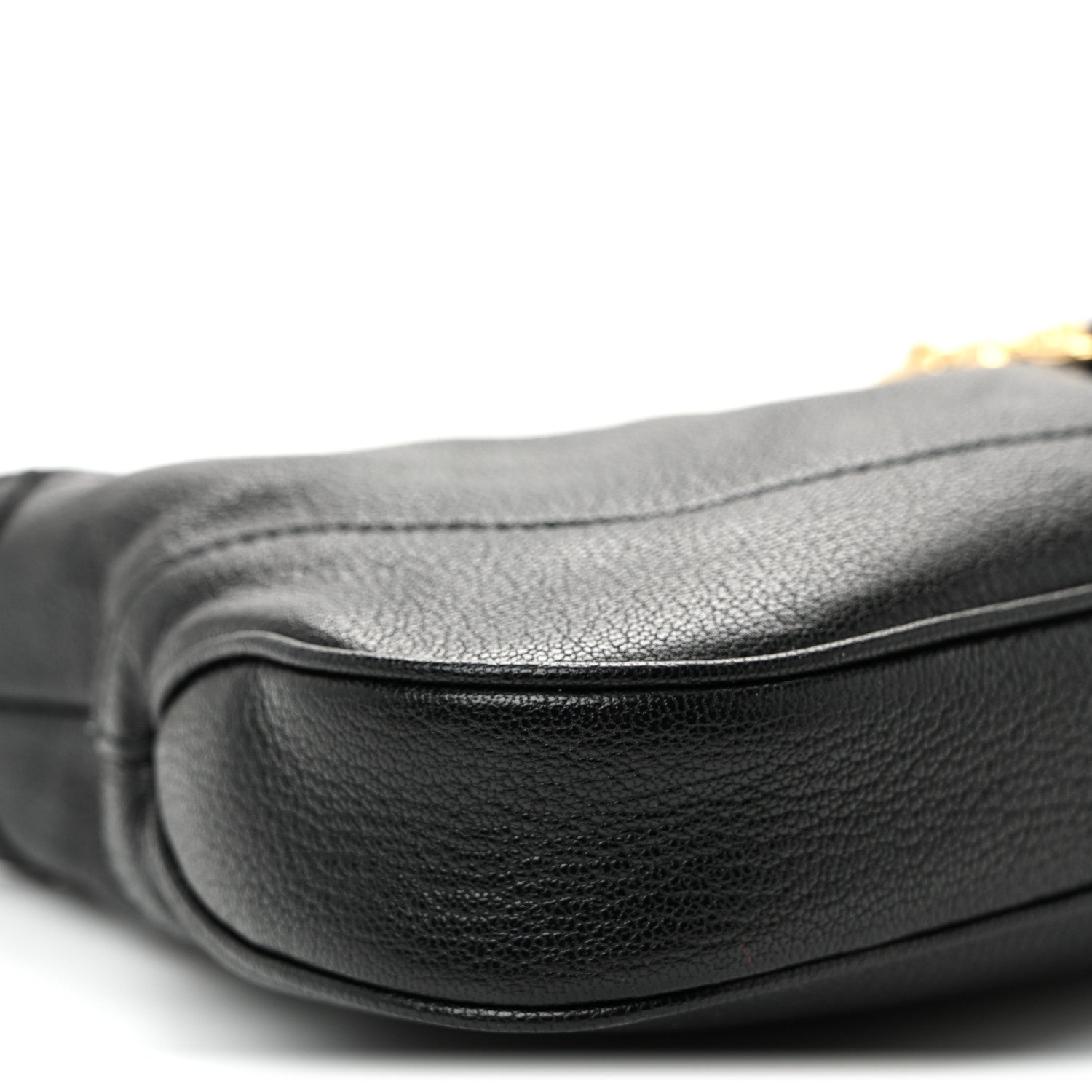 Gucci Goatskin Medium Slim Jackie Shoulder Bag Black 8 of 9