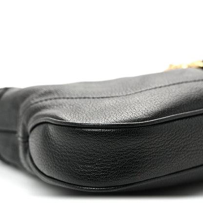 Gucci Goatskin Medium Slim Jackie Shoulder Bag Black 8 of 9
