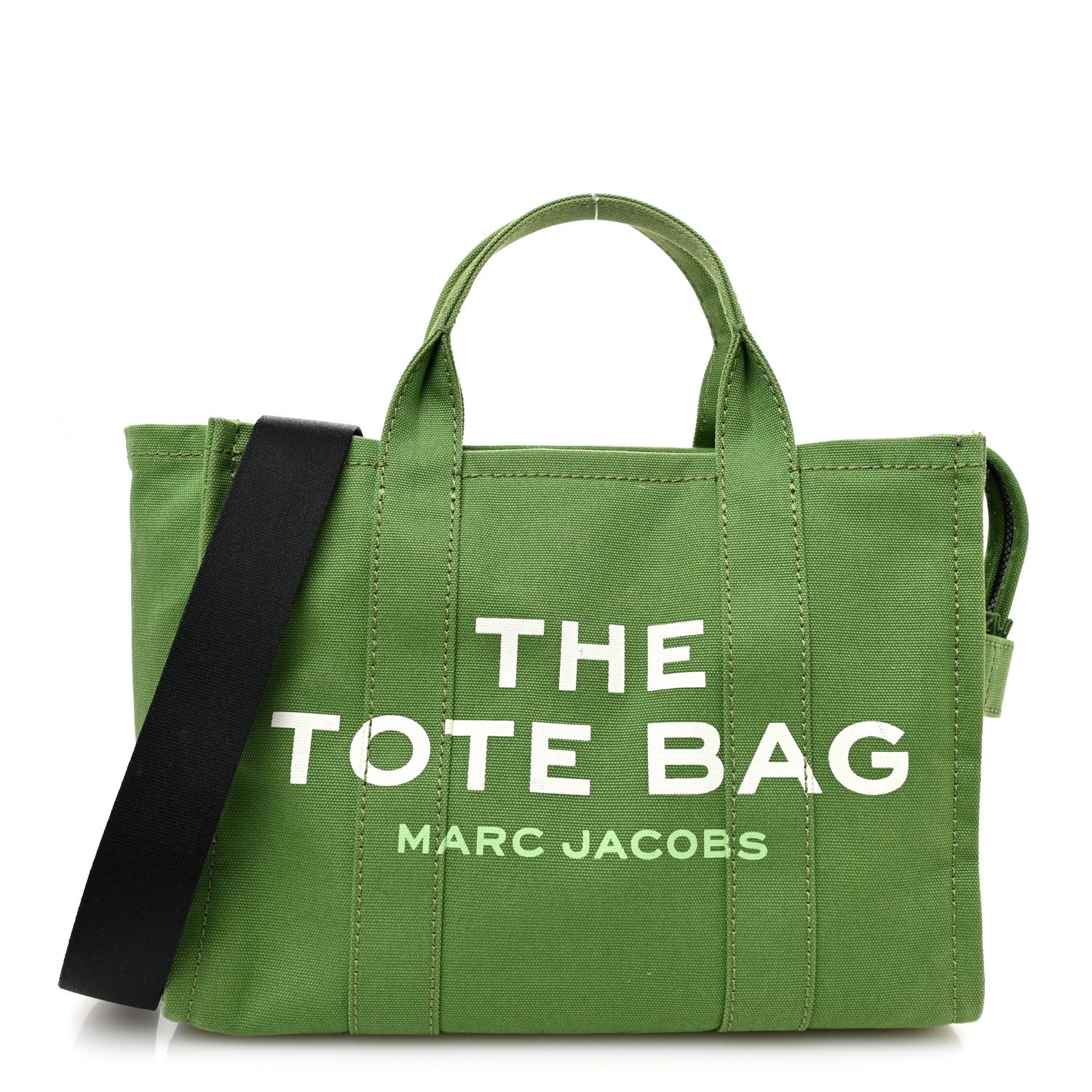 Marc Jacobs Cotton Canvas Medium The Traveler Tote Bag Aloe 1 of 10