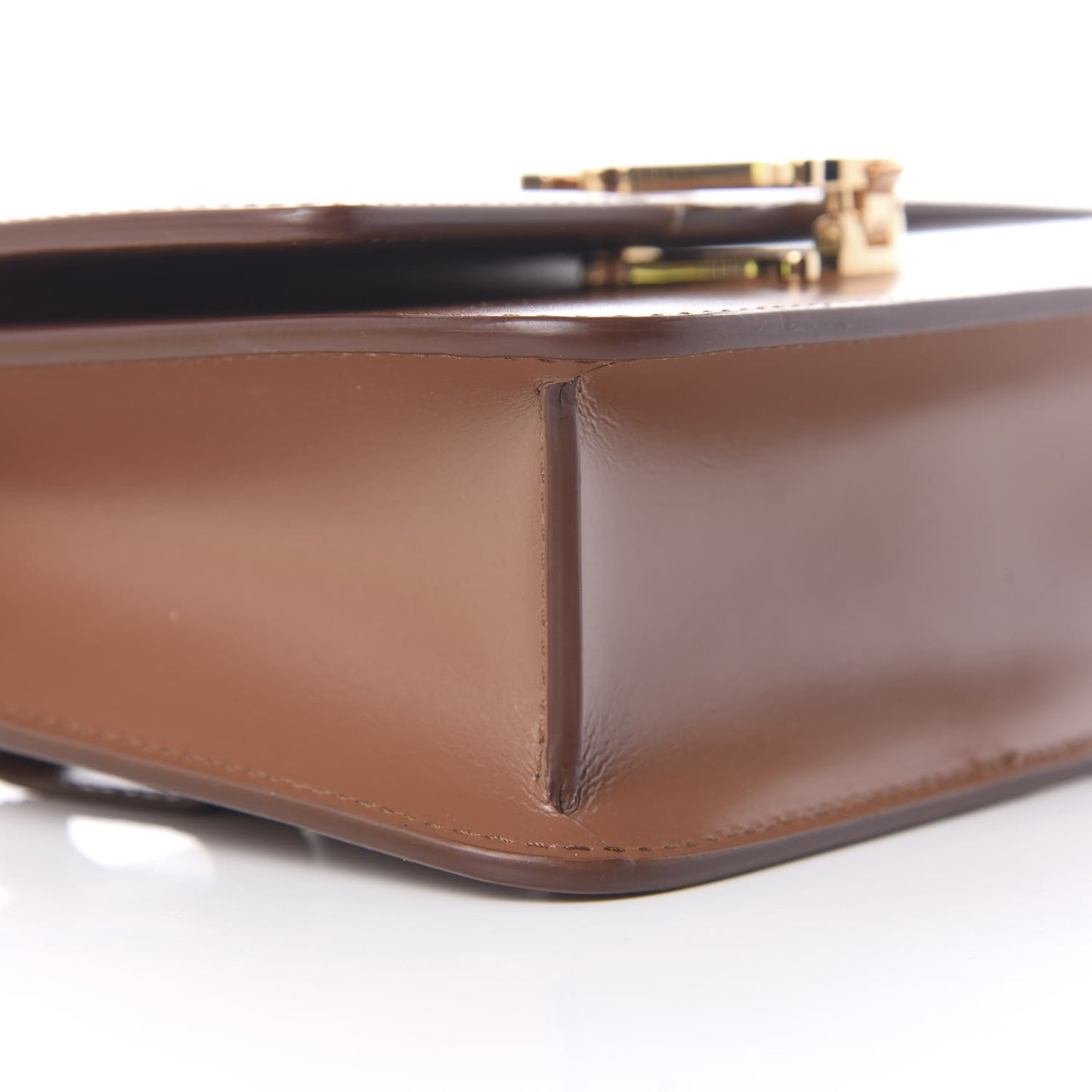 Calfskin TB Belt Bag Malt Brown