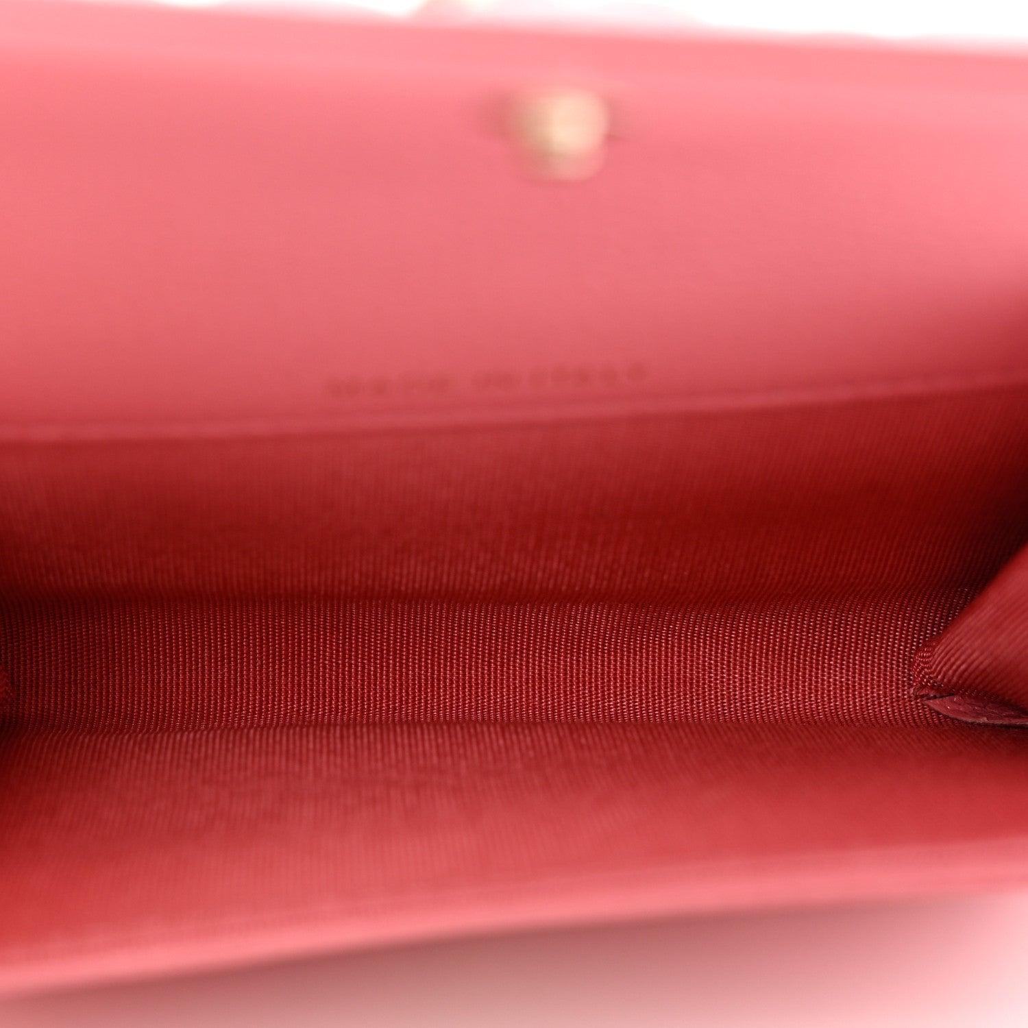 Chanel Caviar Camellia Embossed Card Holder Wallet Pink 5 of 9