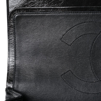 Chanel Glazed Aged Calfskin Quilted 2.55 Reissue 227 Flap Black 13 of 20