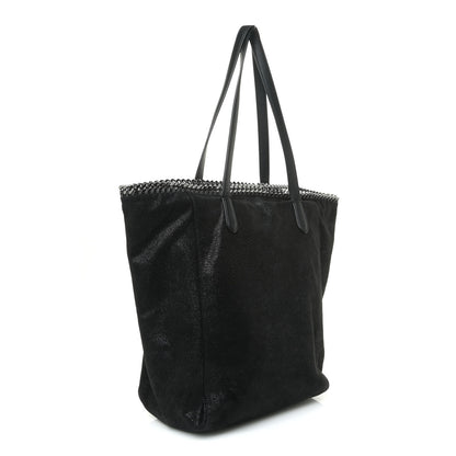 Stella McCartney Shaggy Deer Falabella East West Shopper Tote Black 3 of 11
