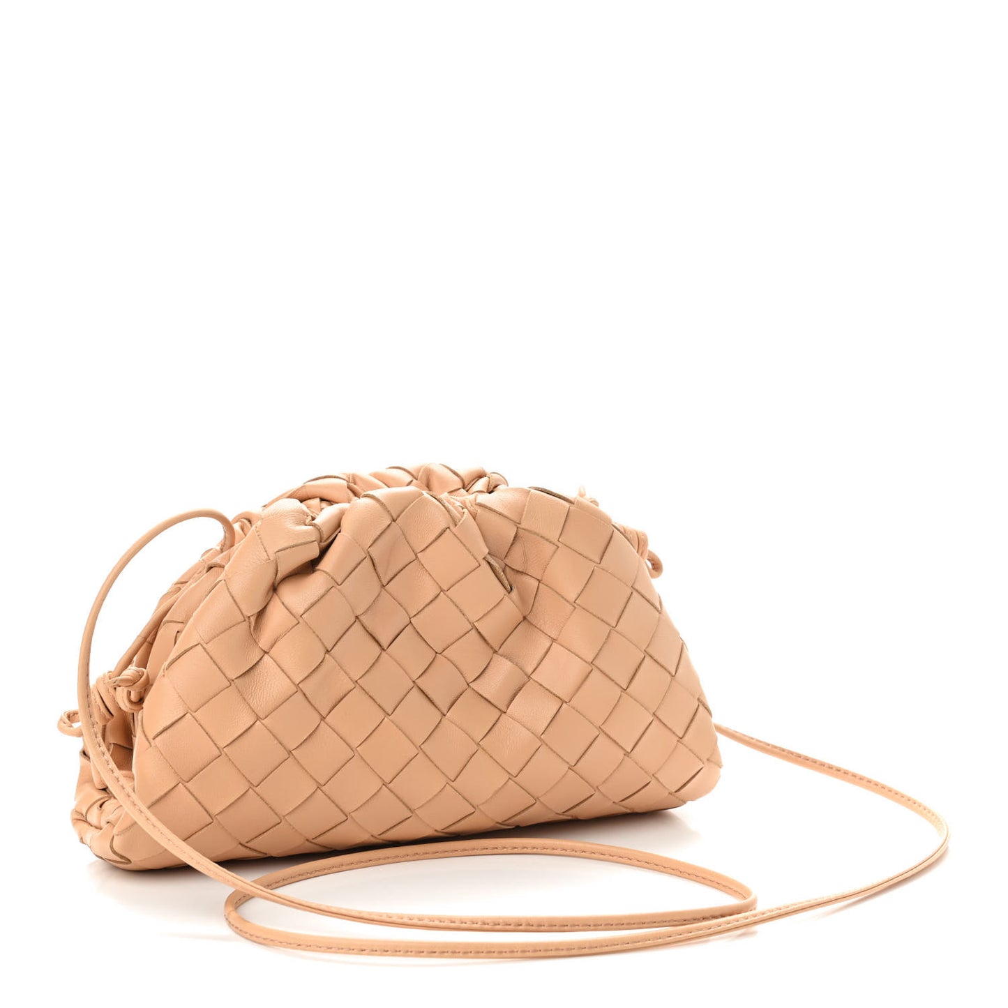 Nappa Intrecciato The Mini Pouch Almond