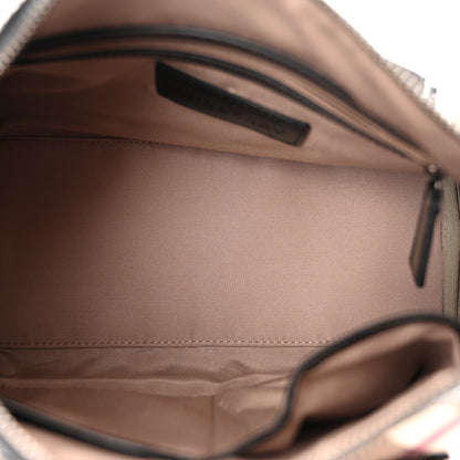 Burberry Nova Check Patent Small Chester Bowling Bag Black 4 of 9