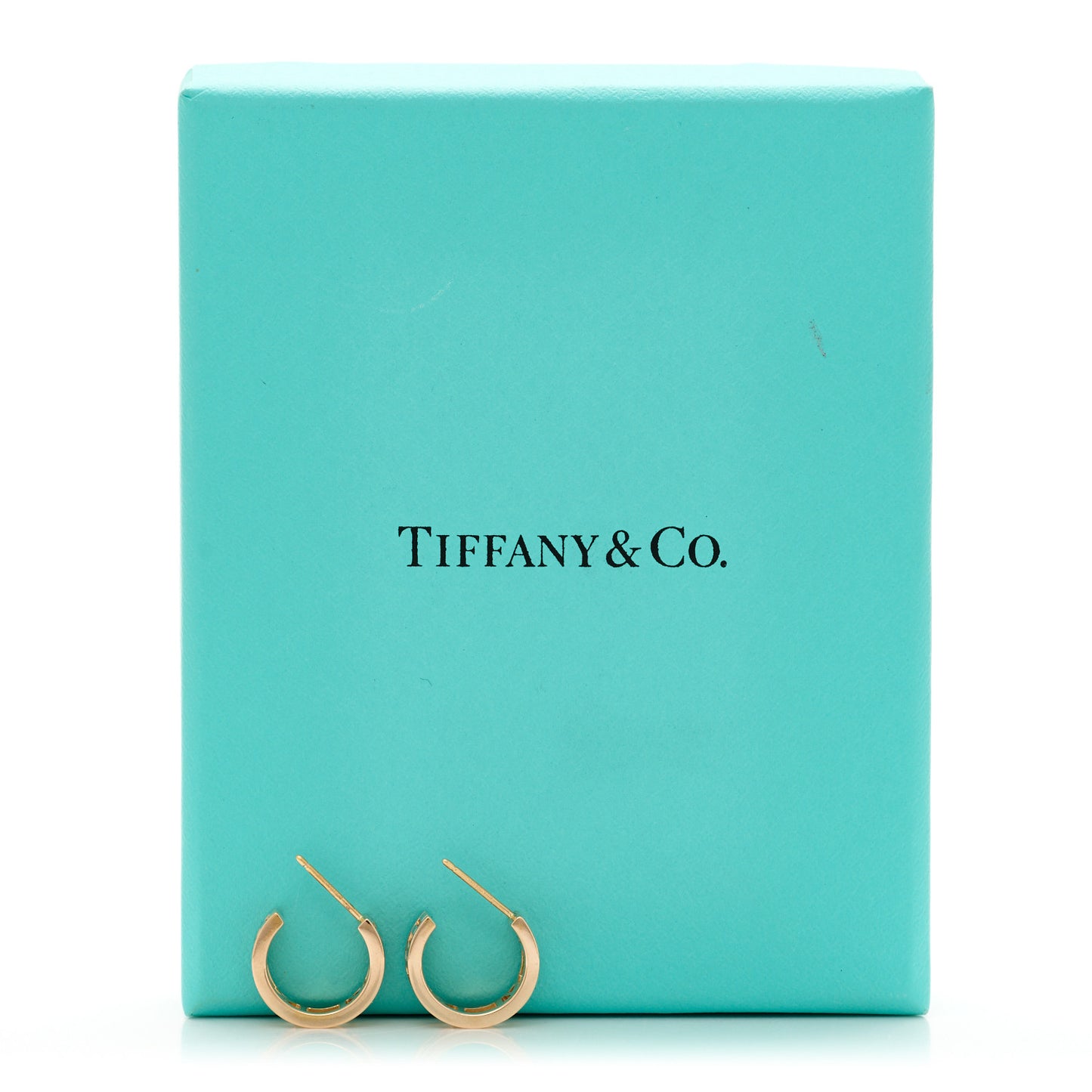 18K Rose Gold Mini Atlas Hoop Earrings