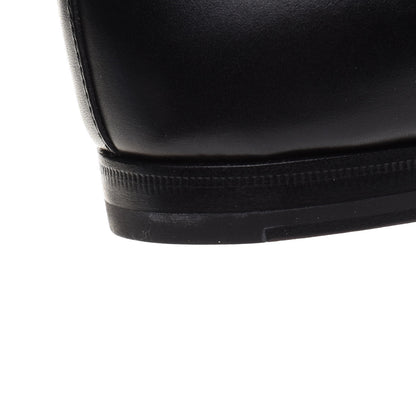 Gucci Calfskin Womens Jordaan Loafers 38.5 Black 9 of 10