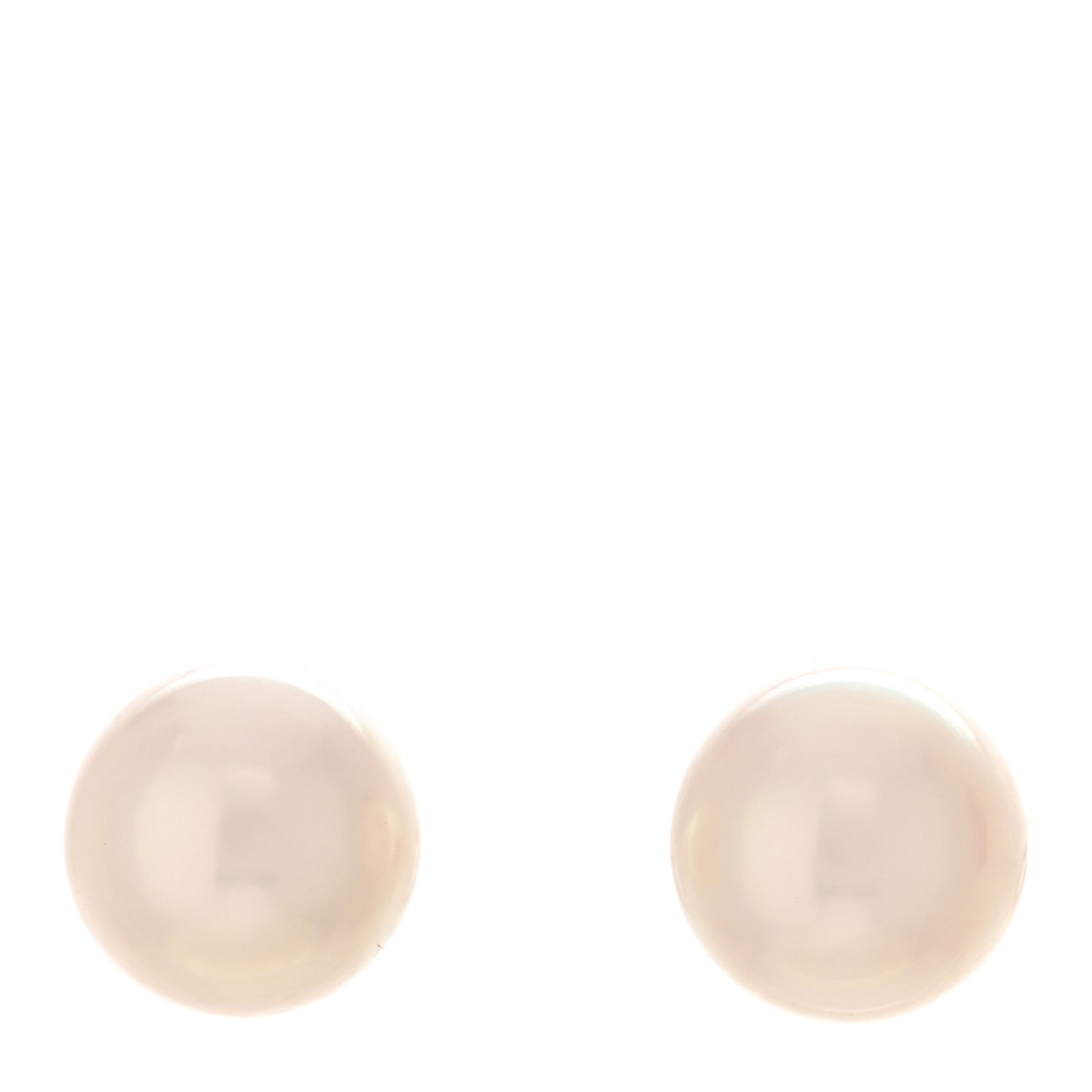 18K Yellow Gold Akoya Pearl 7-7.5mm Stud Earrings