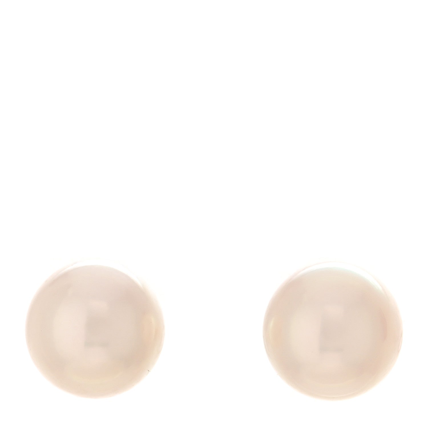 Mikimoto 18K Yellow Gold Akoya Pearl 7-7.5mm Stud Earrings 1 of 5