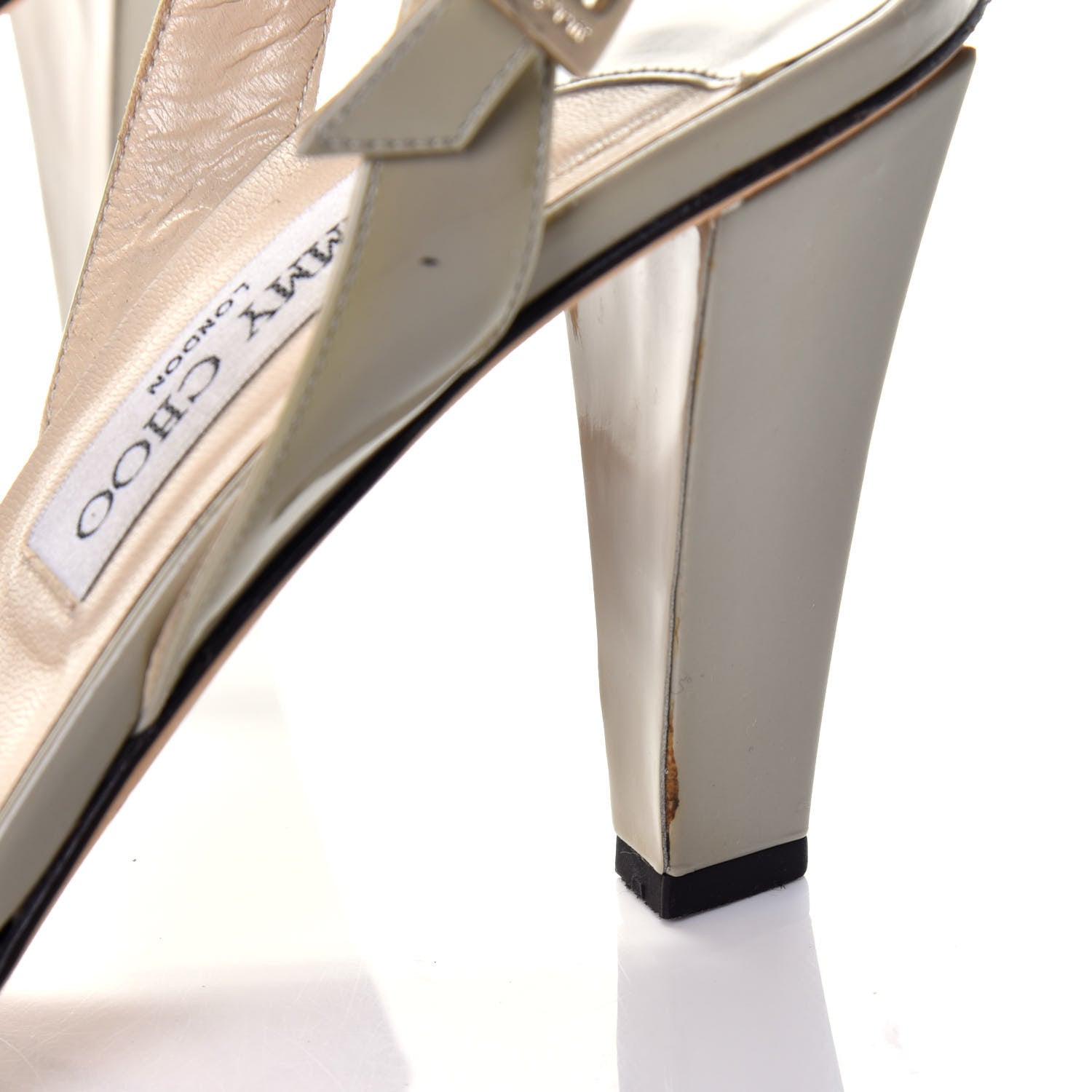 Jimmy Choo Patent Sandals 40 Green 8 of 8