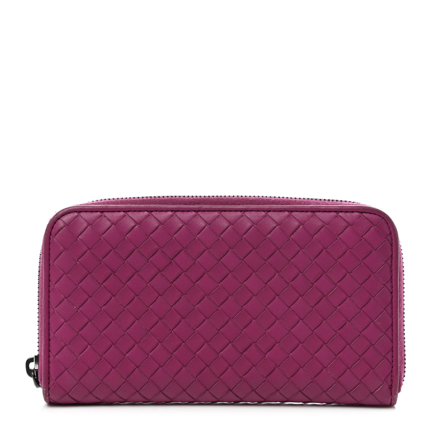 Bottega Veneta Nappa Intrecciato Zip Around Wallet Ametista 1 of 11