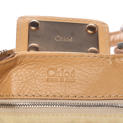 Chloe Calfskin Paddington Front Pocket Tote Tan 6 of 8