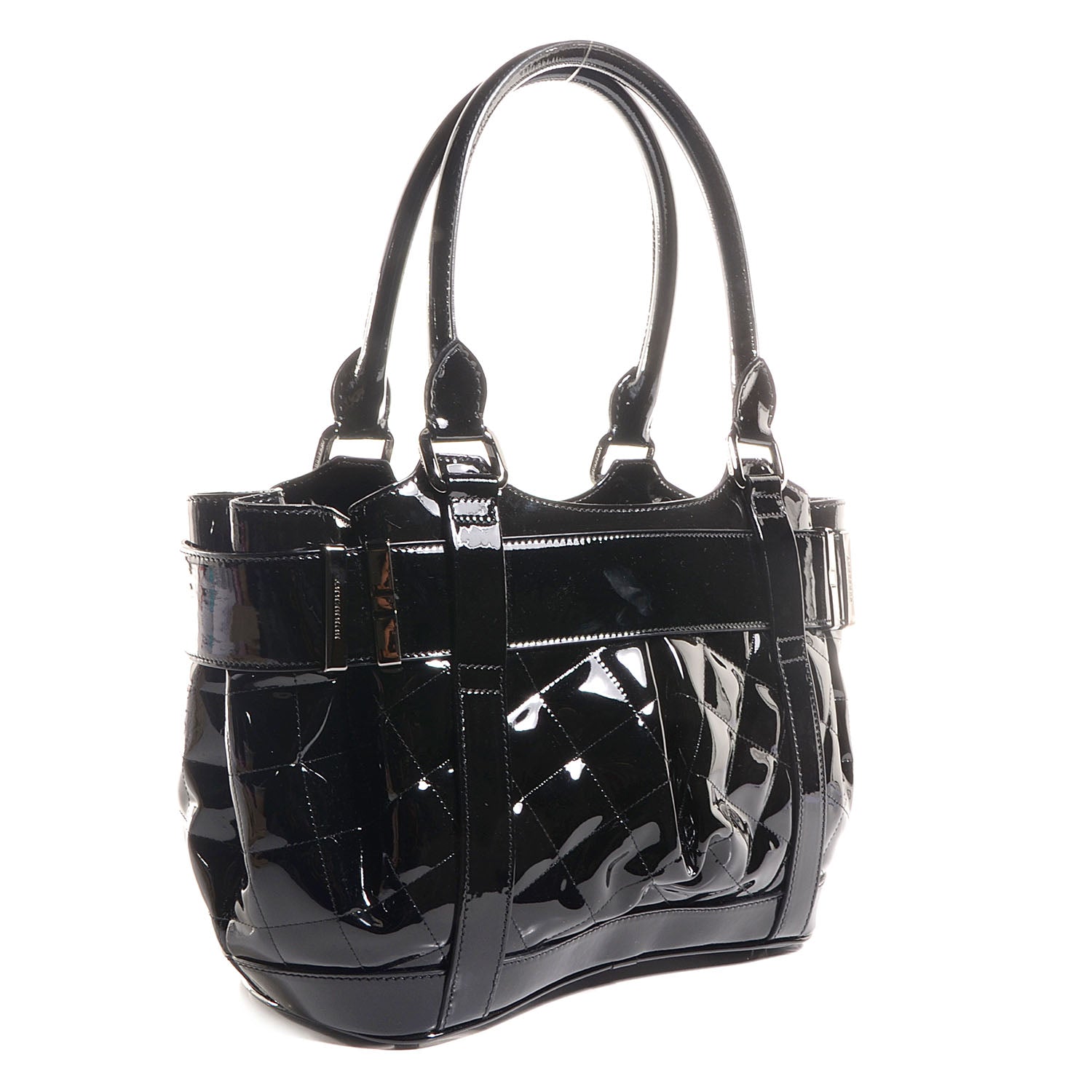 Burberry Patent Quilted Beaton Black 3 of 11